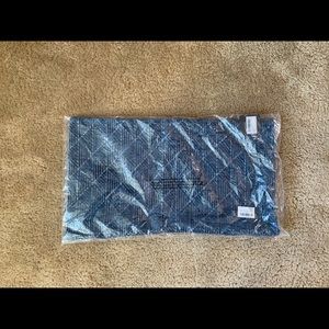 Freshmint Geometric Jacquard Pillow Cover